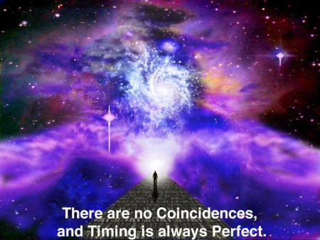 There are no such things as coincidences - and timing is always perfect.